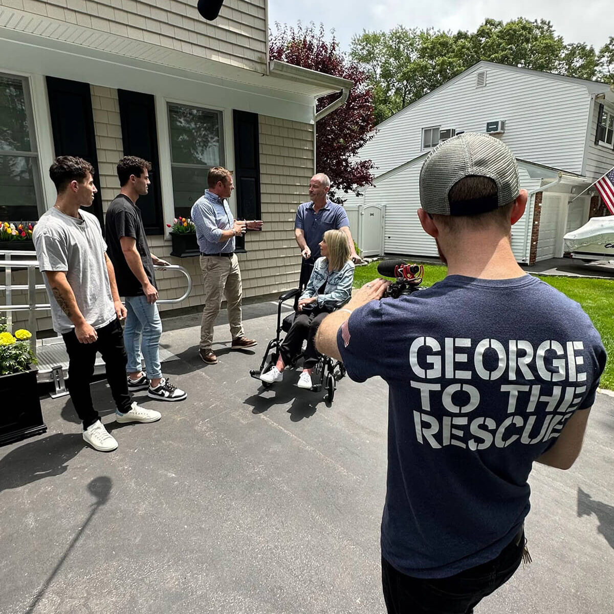 george to the rescue entrance